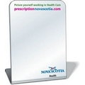 Free-Standing Acrylic Plastic Mirror, 3"x3.9" Rectangle, Full Color